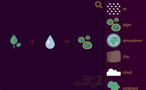 how to make algae in little alchemy|How to make Algae in Little Alchemy 2